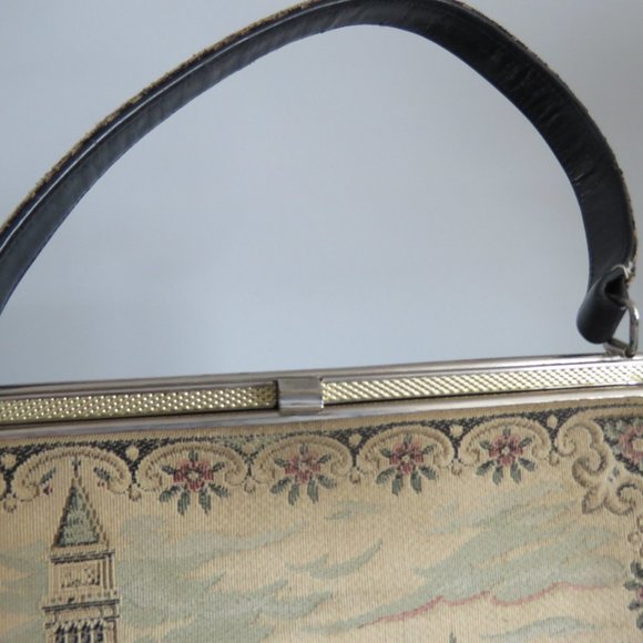 1950s La Marquise Italian Tapestry Purse - Picture 7 of 11